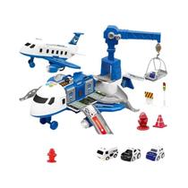 Tamanho Grande Crianças Avião De Linha Brinquedo Carro Deformação Música Simulação Pista Inércia