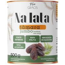 Tâmara Na Lata SUPER JUMBO Medjoul 500gr Viva Grãos