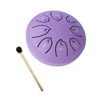 Tambor De Aço De 4,5 Polegadas Com 8 Notas Para Meditação, Yoga, Cura De Chakras, Camping, Educação