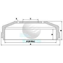 Tambor de freio Traseiro Iveco Daily 1997 a 2007 MDS T72 Tambor de freio Traseiro Iveco Daily 1997 a 2007 MDS T72
