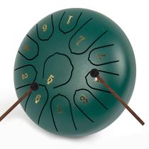 Tambor de língua de aço Amkoskr Rain Drum de 6 polegadas 11 notas C Major Tambor de língua de aço Amkoskr Rain Drum de 6 polegadas 11 notas C Major