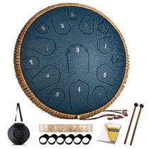 Tambor de Língua de Aço HOPWELL 15 Notas (35cm) - Com Livro de Música Tambor de Língua de Aço HOPWELL 15 Notas (35cm) - Com Livro de Música