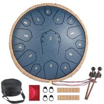Tambor de língua de aço Ibidobst 15 Notes 30 cm com livro de música