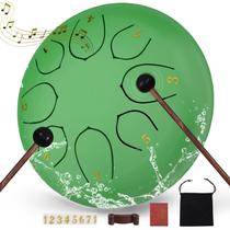 Tambor de língua de aço MENGBEI Rain Drum de 6 polegadas com bolsa e livro