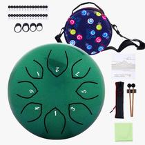 Tambor de língua de aço Musfunny Kids de 6 polegadas e 8 notas C-Key com acessórios Tambor de língua de aço Musfunny Kids de 6 polegadas e 8 notas C-Key com acessórios