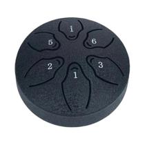 Tambor De Língua De Aço Portátil De 3 Polegadas Com 6 Notas, Instrumento Musical De Percussão Para