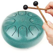 Tambor de língua de aço REGIS Malachite 15 cm 8 notas com bolsa e palitos
