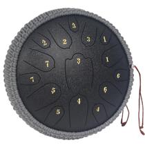 Tambor de língua de aço Yasisid de 12 polegadas e 15 notas em Ré Maior com acessórios Tambor de língua de aço Yasisid de 12 polegadas e 15 notas em Ré Maior com acessórios