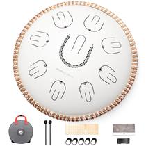 Tambor de língua portátil MOOZICA Steel 14 Amara Scale White