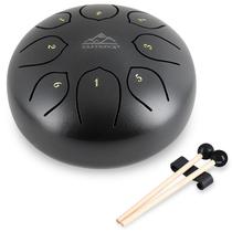 Tambor de lingueta de aço EASTROCK de 6 polegadas e 8 notas C Key com bolsa e marretas