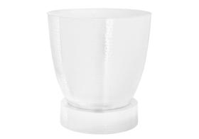 Tambor de metal branco Accent Table Monarch Specialties de 56 cm