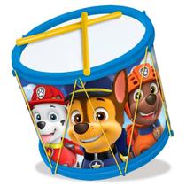 Tambor Infantil Da Patrulha Canina Com 2 Baquetas - Elka