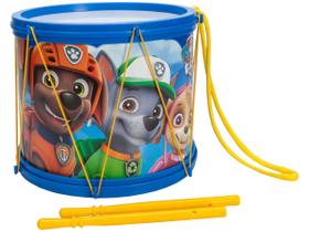 Tambor Infantil Da Patrulha Canina Com 2 Baquetas - Elka