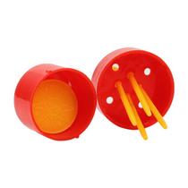 Tambor Magic Trick Nail Through com suporte Coin Illusion em PVC de 4,5 cm