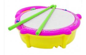 Tambor Musical Infantil Flash Drum C/ Luz E Som - Toy King