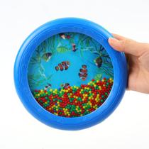 Tambor Ocean Drum Musfunny Wave Bead para crianças, crianças e bebês, azul Tambor Ocean Drum Musfunny Wave Bead para crianças, crianças e bebês, azul