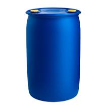 Tambor plástico com capacidade de 220 litros - TBEX (Azul)