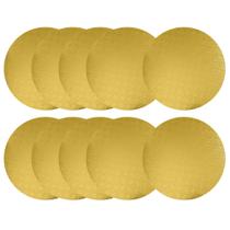Tambor redondo Cake Pastry O'CREME Gold 30 cm de diâmetro x 0,6 cm