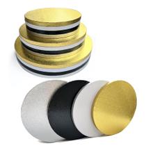 Tambores de bolo ANSSDO Thick Greaseproof 20, 25 e 30 cm, pacote com 12