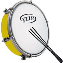 Tamborim 06 pol abs amarelo c/ pele leitosa izzo 3691am