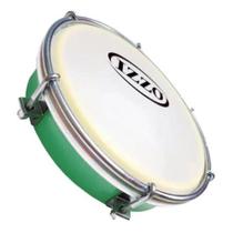 Tamborim 6 Abs Izzo Pele Leitosa 3691 Verde 6 Afinadores