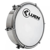 Tamborim 6 afinações Alumínio Pele Leitosa Luen 41001NT