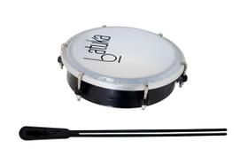 Tamborim 6 Polegadas Batuka LUEN Preto