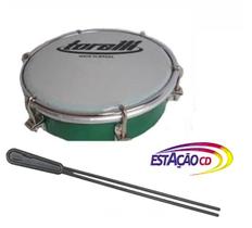 Tamborim 6 ''Torelli TT404VD - Pl Leitosa e Baqueta Dupla
