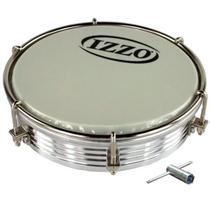 Tamborim aluminio 6 polegadas profissional Izzo 6584 Tamborim aluminio 6 polegadas profissional Izzo 6584