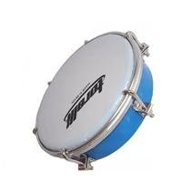 Tamborim c/ Corpo Injetado Pele Leitosa Torelli TT 404 Azul