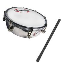 Tamborim Contemporanea Profissional Aluminio Liso 203c