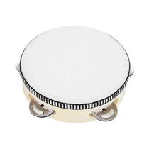 Tamborim De Metal Portátil De 6 Polegadas Para Jogos De Festa KTV Instrumento Musical De Percussão