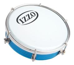 Tamborim IZZO 6 polegadas ABS com Pele Leitosa AZUL - 3691