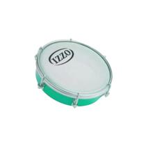 Tamborim izzo 6 polegadas abs verde c/pele leitosa 3691vd