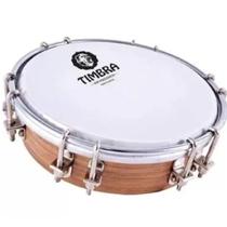 Tamborim madeira 6 pol c/aro niquelado 12 afinadores pele leitosa p3 timbra 8663f Tamborim madeira 6 pol c/aro niquelado 12 afinadores pele leitosa p3 timbra 8663f