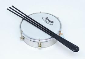 Tamborim Torelli Alumínio Pele Leitosa 6 + Baqueta Tripla