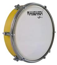 Tamborim Vanguarda 6" Amarelo Pele Leitosa Tamborim Vanguarda 6" Amarelo Pele Leitosa