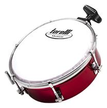 Tamborim Vermelho Com Esteira - Torelli Tte411