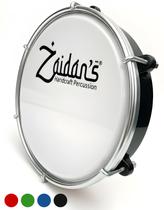 Tamborim Zaidans Pele Leitosa 6 Pol Escola Bloco Samba Percussão Infantil Adulto Cor Preto