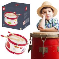 Tamborzinho Brinquedo Infantil Instrumento Musical Sensorial