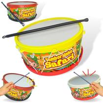 Tamborzinho Tambor Infantil Brinquedo Musical Com Baqueta Tamborzinho Tambor Infantil Brinquedo Musical Com Baqueta