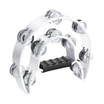 Tambourine Flexzion Metal Half Moon com 40 jingles para adultos Tambourine Flexzion Metal Half Moon com 40 jingles para adultos