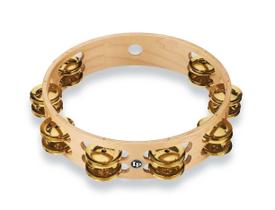 Tambourine Latin Percussion PRO 10 Jingles de latão de duas fileiras Tambourine Latin Percussion PRO 10 Jingles de latão de duas fileiras