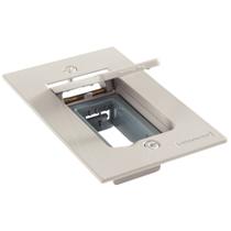 Tampa 1 Posto 4x2 para Piso Tramontina Modular Cinza Tampa 1 Posto 4x2 para Piso Tramontina Modular Cinza