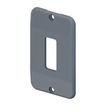 Tampa 1 Tecla Para Condulete 1 Polegada Cinza Masster Tampa 1 Tecla Para Condulete 1 Polegada Cinza Masster