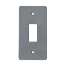 Tampa 1 tecla pvc cinza 3/4" eletromax