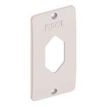 Tampa 1 Tomada Hexagonal Vertical 3/4'' Branca - Inpol