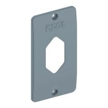 Tampa 1 Tomada Hexagonal Vertical 3/4" Cinza - Inpol
