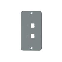 Tampa 2 Módulos RJ Condulete Cinza 1/2'' 3/4'' Masster