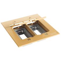 Tampa 2 Postos 4x4 para Piso Tramontina Modular Dourada